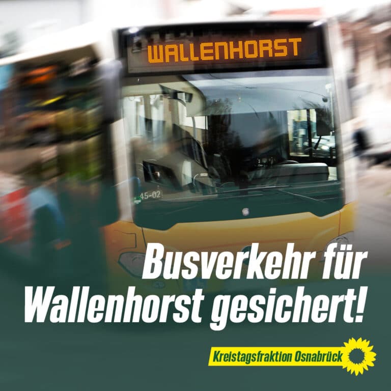 Busverkehr für Wallenhorst gesichert