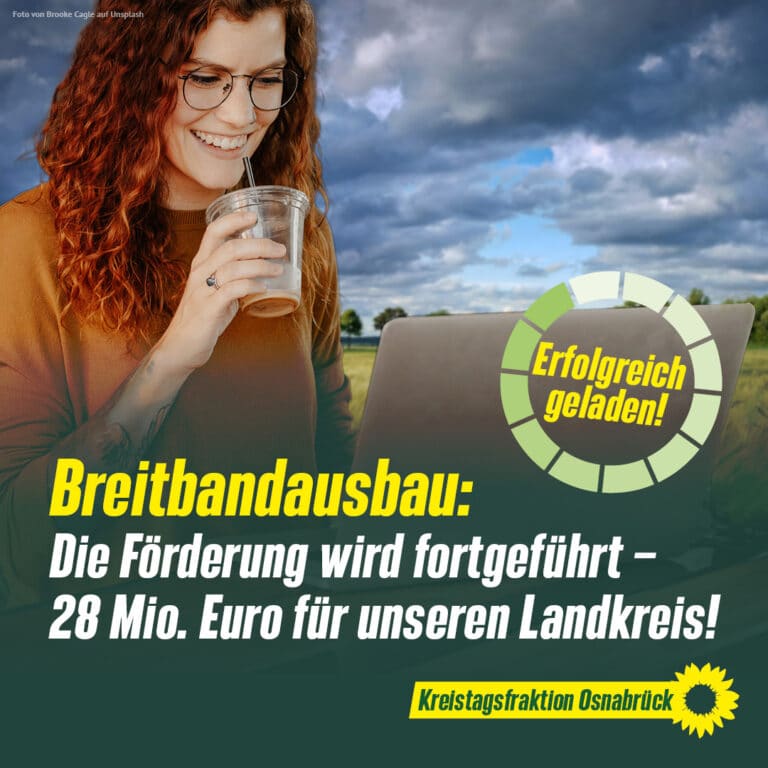 Ein voller Erfolg – das Land Niedersachsen fördert auch weiterhin den Breitbandausbau
