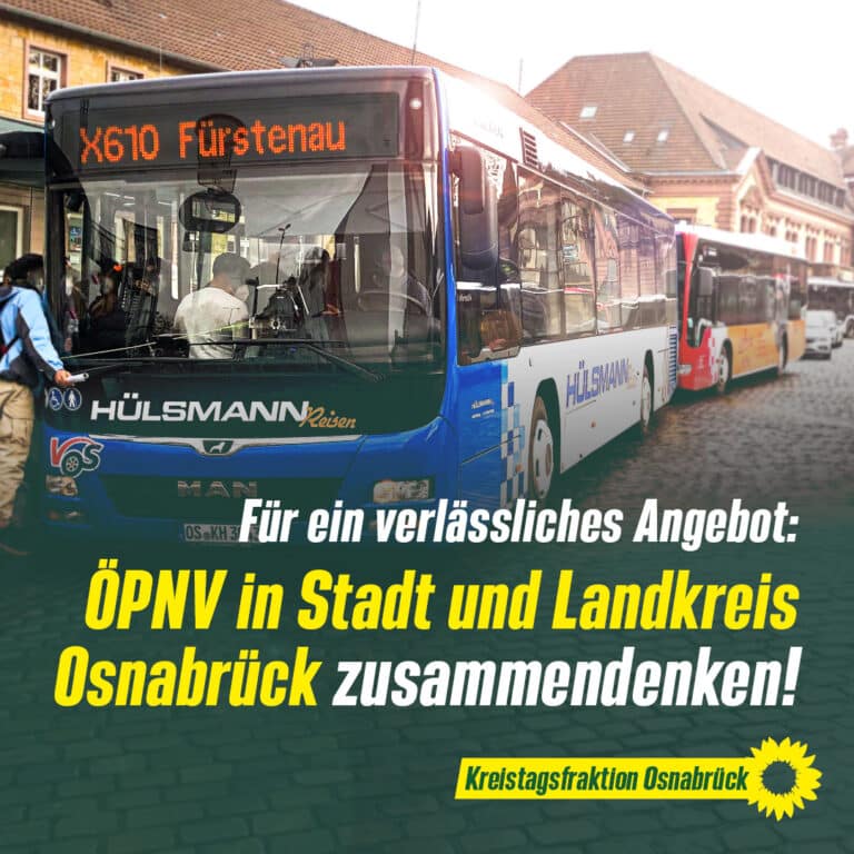 Schulterschluss im ÖPNV – Pakt für einen gemeinsamen ÖPNV in Stadt und Landkreis Osnabrück