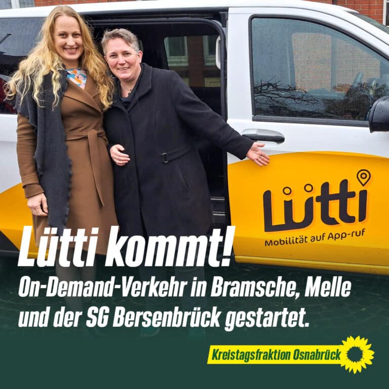 Lütti kommt: Die Mobilität im Landkreis Osnabrück wird flexibler